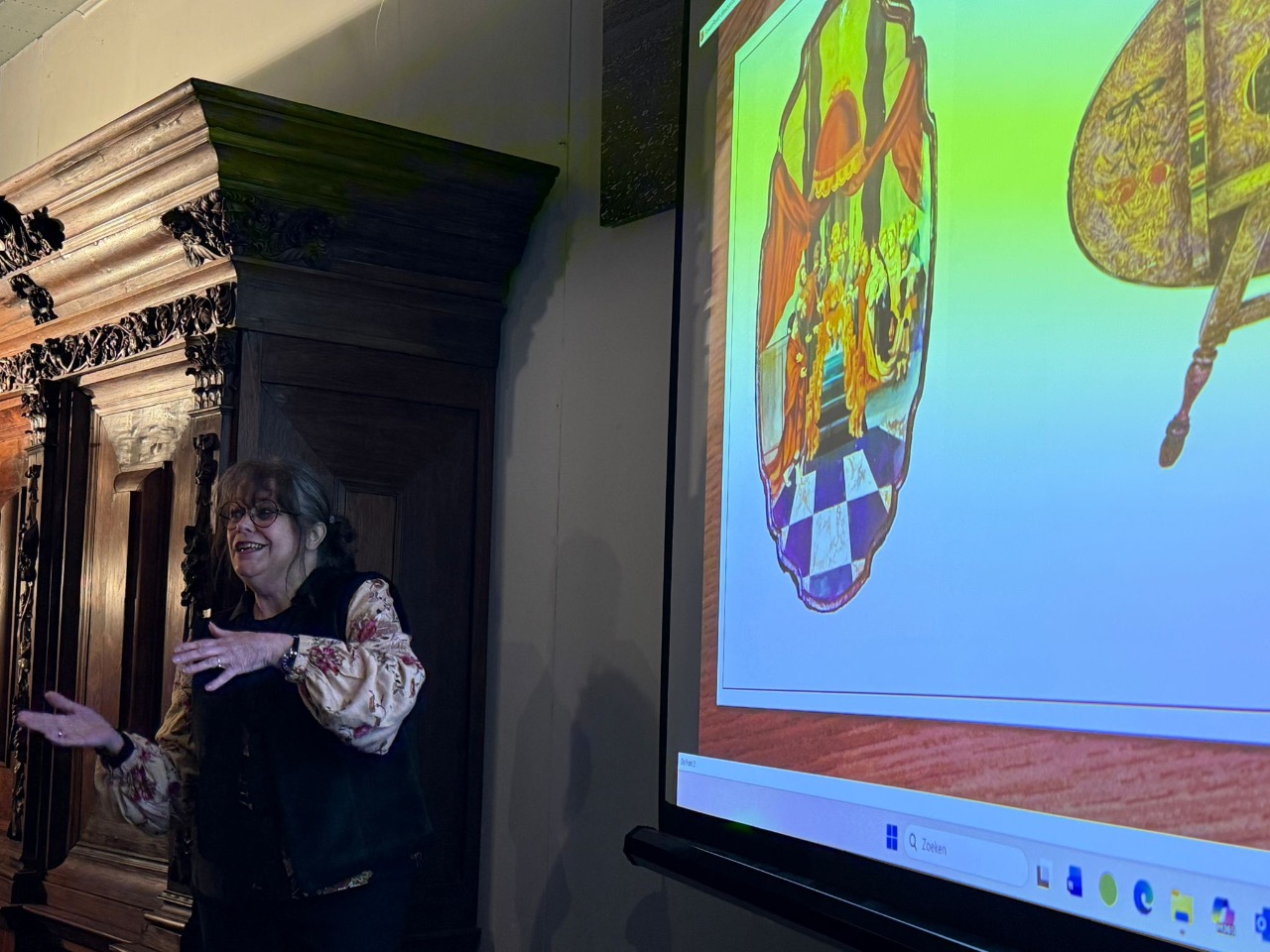 Mathilda van der Weij vertelt over de Amelander meubelkunst